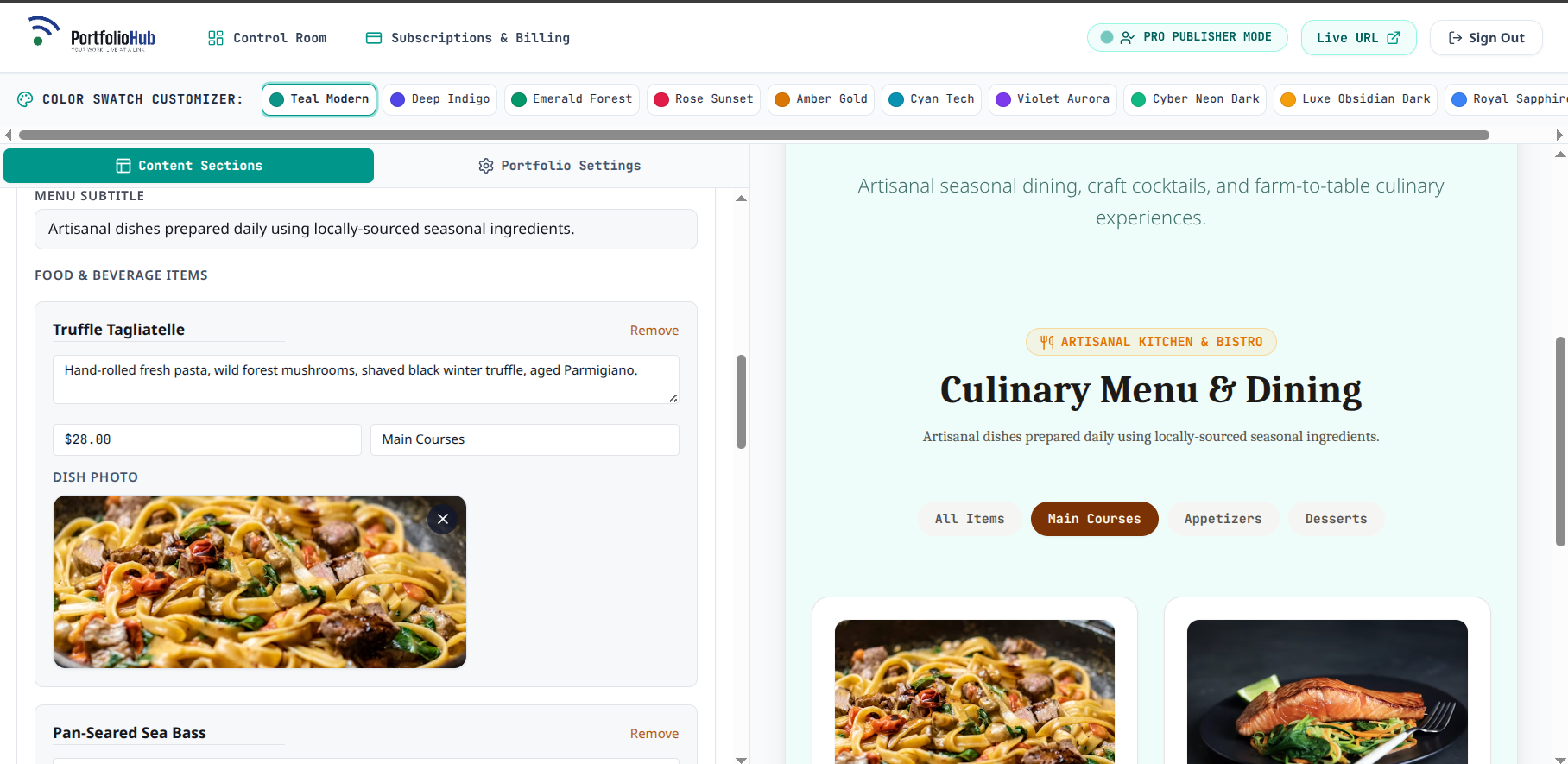 Portfolio Hub 9